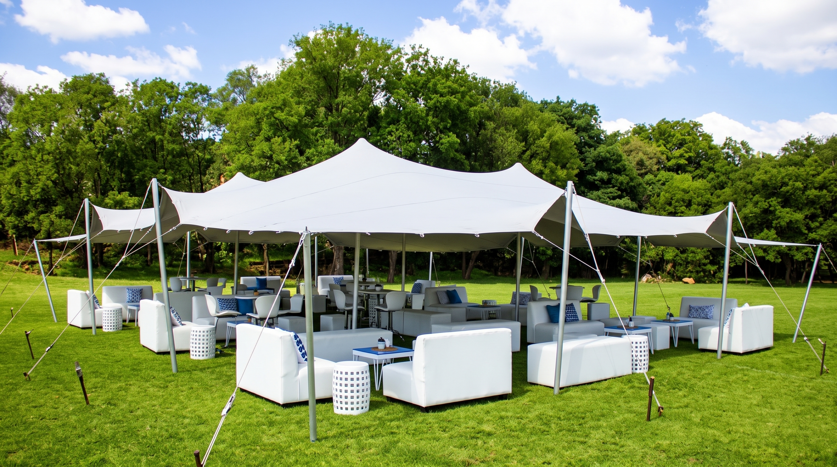 100-seater tent and lounge package tent hire