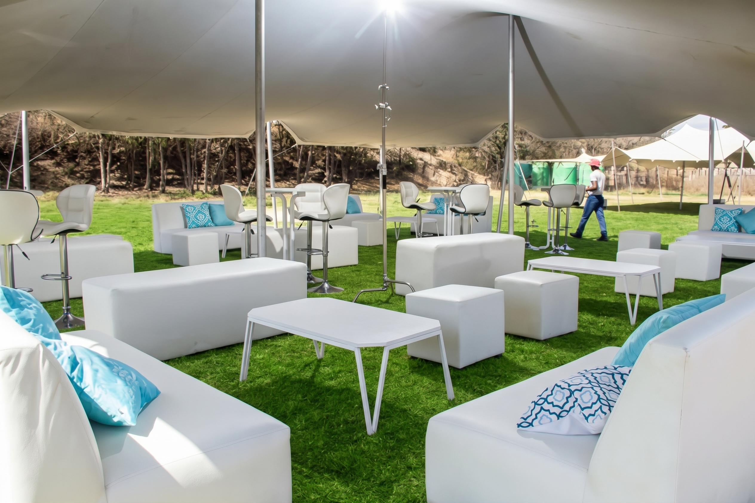 60-seater tent and lounge package tent hire